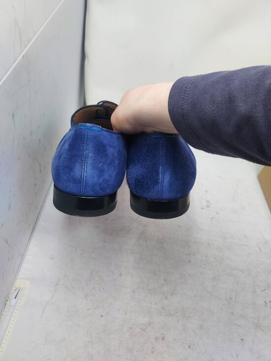 Christian Louboutin Blue Suede Greggo Oxford Shoe main image 7